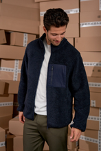 Load image into Gallery viewer, Fleece Jacket - Navy
