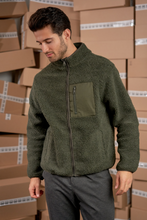 Cargar imagen en el visor de la galería, Fleece Jacket - Dark Olive
