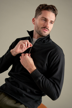 Load image into Gallery viewer, Sweatshirt Half Zip - Black
