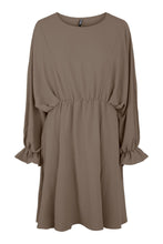 Load image into Gallery viewer, Flore Long Sleeve Dress - Brown
