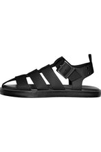 Load image into Gallery viewer, Gitta Leather Sandal - Black

