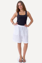 Load image into Gallery viewer, Linen Shorts - White
