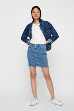 Load image into Gallery viewer, Hot Seven Skirt - Light Blue Denim
