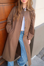 Load image into Gallery viewer, Harper Trench Coat - Brown
