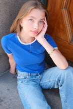 Load image into Gallery viewer, Rosa T-shirt - Royal Blue
