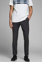 Cargar imagen en el visor de la galería, Pantalones clásicos de traje Slimfit - Negro
