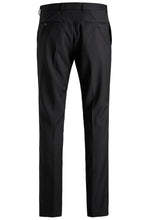 Cargar imagen en el visor de la galería, Pantalones clásicos de traje Slimfit - Negro
