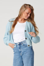 Afbeelding in Gallery-weergave laden, Knop Cardigan - Blue Fog
