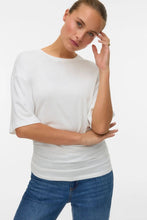 Carica l'immagine nel visualizzatore di Gallery, Navaro 2/4 O-Neck Top - Snow White

