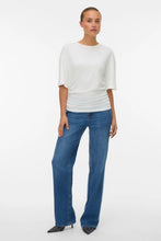 Carica l'immagine nel visualizzatore di Gallery, Navaro 2/4 O-Neck Top - Snow White
