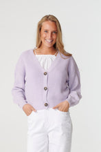 Charger l&#39;image dans la galerie, Lea Cardigan - pastel lilas
