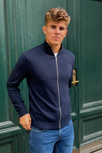 Charger l'image dans la galerie, Pullover Zip Cardigan - Navy
