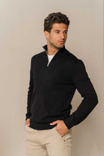Load image into Gallery viewer, Pullover Half Zip - Black
