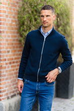 Charger l'image dans la galerie, Pullover Zip Cardigan - Navy
