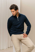 Load image into Gallery viewer, Pullover Half Zip - Navy
