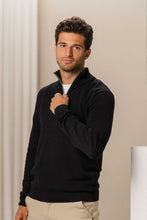 Load image into Gallery viewer, Pullover Half Zip - Black

