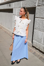 Load image into Gallery viewer, Linn Smock Ancle Skirt - Marina White
