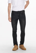 Load image into Gallery viewer, Loom Life Slim Jeans - Black Denim

