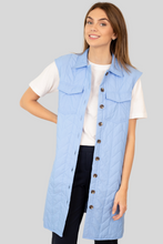 Load image into Gallery viewer, Magda Lang Quilted Vest - Hydrangea
