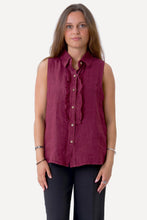 Load image into Gallery viewer, Mio Linen Top - Red
