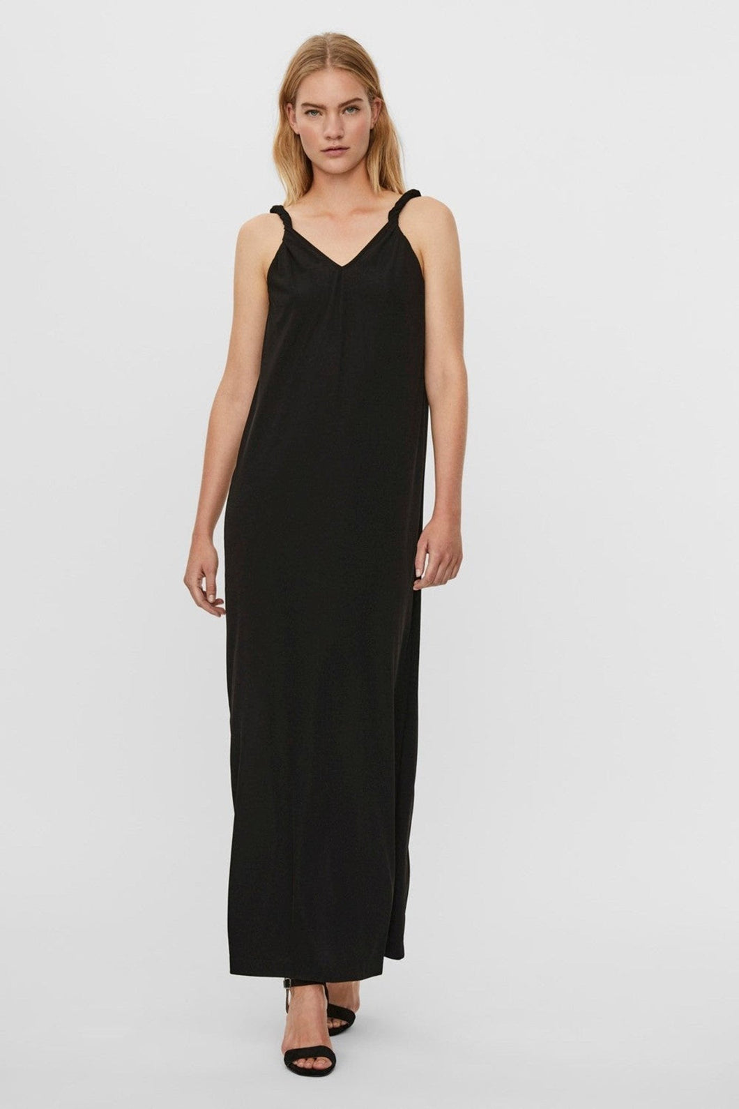 Robe de cheville de sangle Molly - noir