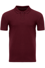 Cargar imagen en el visor de la galería, Muscle Polo Shirt - Borgoña
