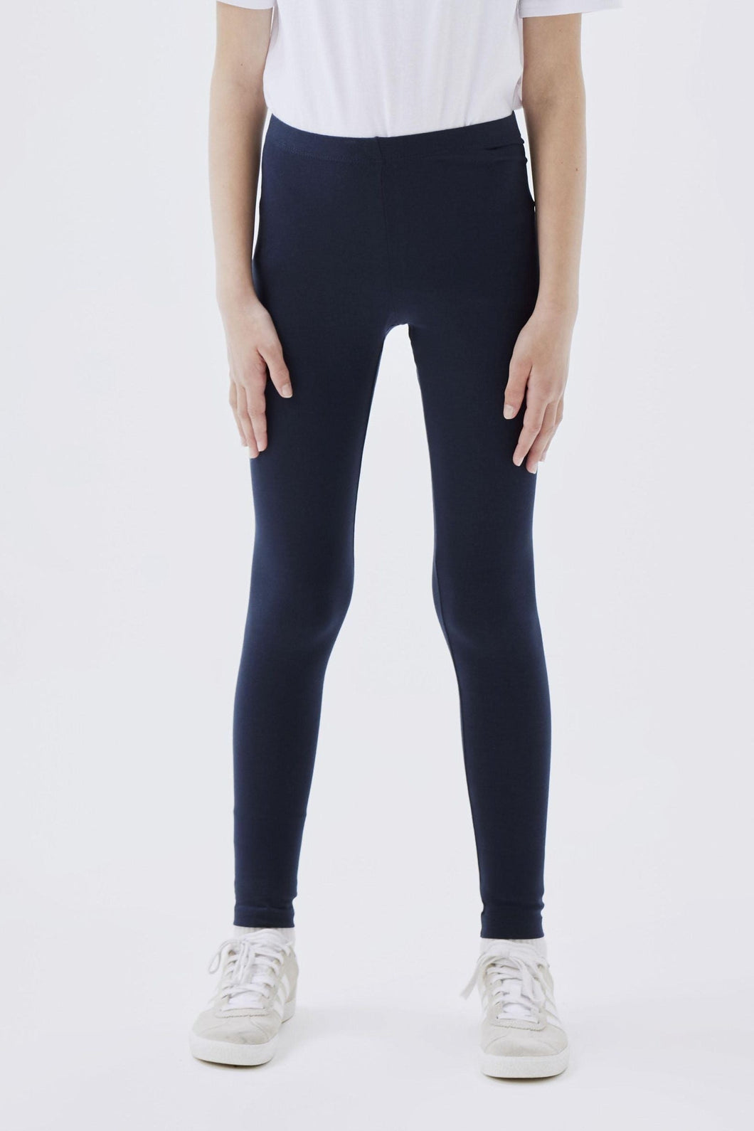 Leggings de base en coton - marine