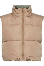 Load image into Gallery viewer, Nadia Short Puffer Vest - Silver Mink
