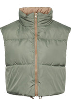 Load image into Gallery viewer, Nadia Short Puffer Vest - Silver Mink
