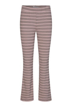 Load image into Gallery viewer, Natalia Flair Pants - Rose Gold Lurex
