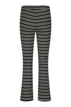 Load image into Gallery viewer, Natalia Flair Pants - Black Gold Lurex
