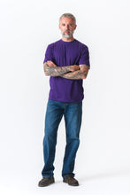 Carica l&#39;immagine nel visualizzatore di Gallery, T -shirt oversize - viola
