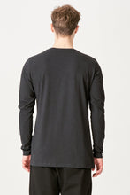 Carica l&#39;immagine nel visualizzatore di Gallery, T-shirt muscolare a maniche lunghe-grigio scuro
