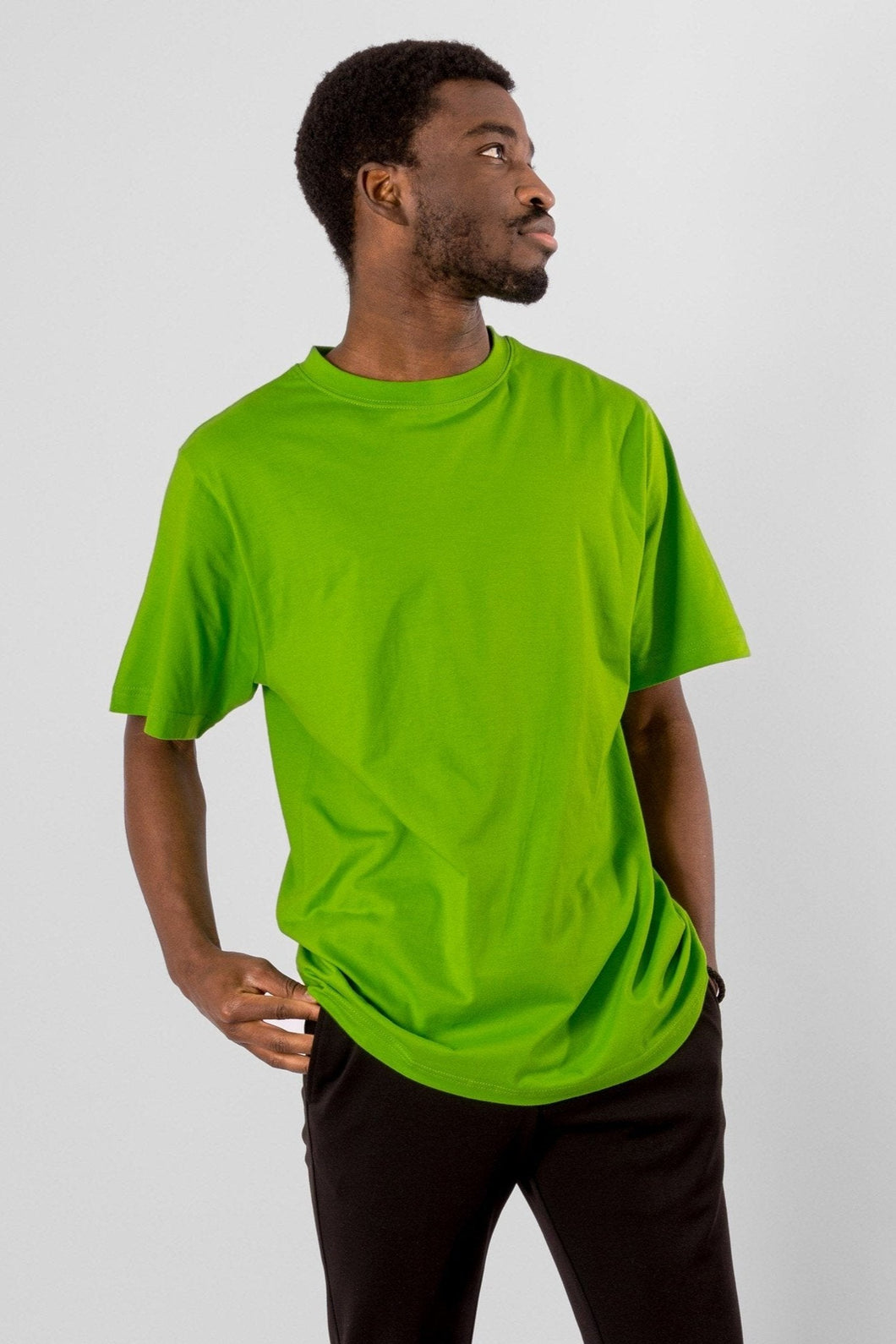 T -shirt di grandi dimensioni - verde lime