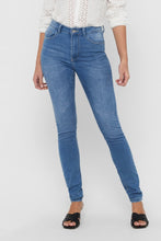 Load image into Gallery viewer, Performance Jeans - Light blue (high-waist)
