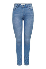 Load image into Gallery viewer, Performance Jeans - Light blue (high-waist)
