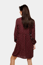Charger l&#39;image dans la galerie, Robe de chemise imprimée - rouge
