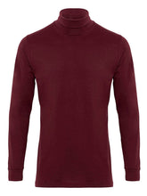 Load image into Gallery viewer, Roll collar sweater - Burgundy Red
