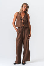 Load image into Gallery viewer, Linen Pants - Brown
