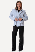Load image into Gallery viewer, Sia Short Trenchcoat - Sky Blue
