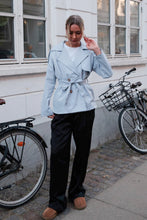 Load image into Gallery viewer, Sia Short Trenchcoat - Sky Blue
