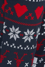 Load image into Gallery viewer, Snowflake Junior Pajamas - Navy
