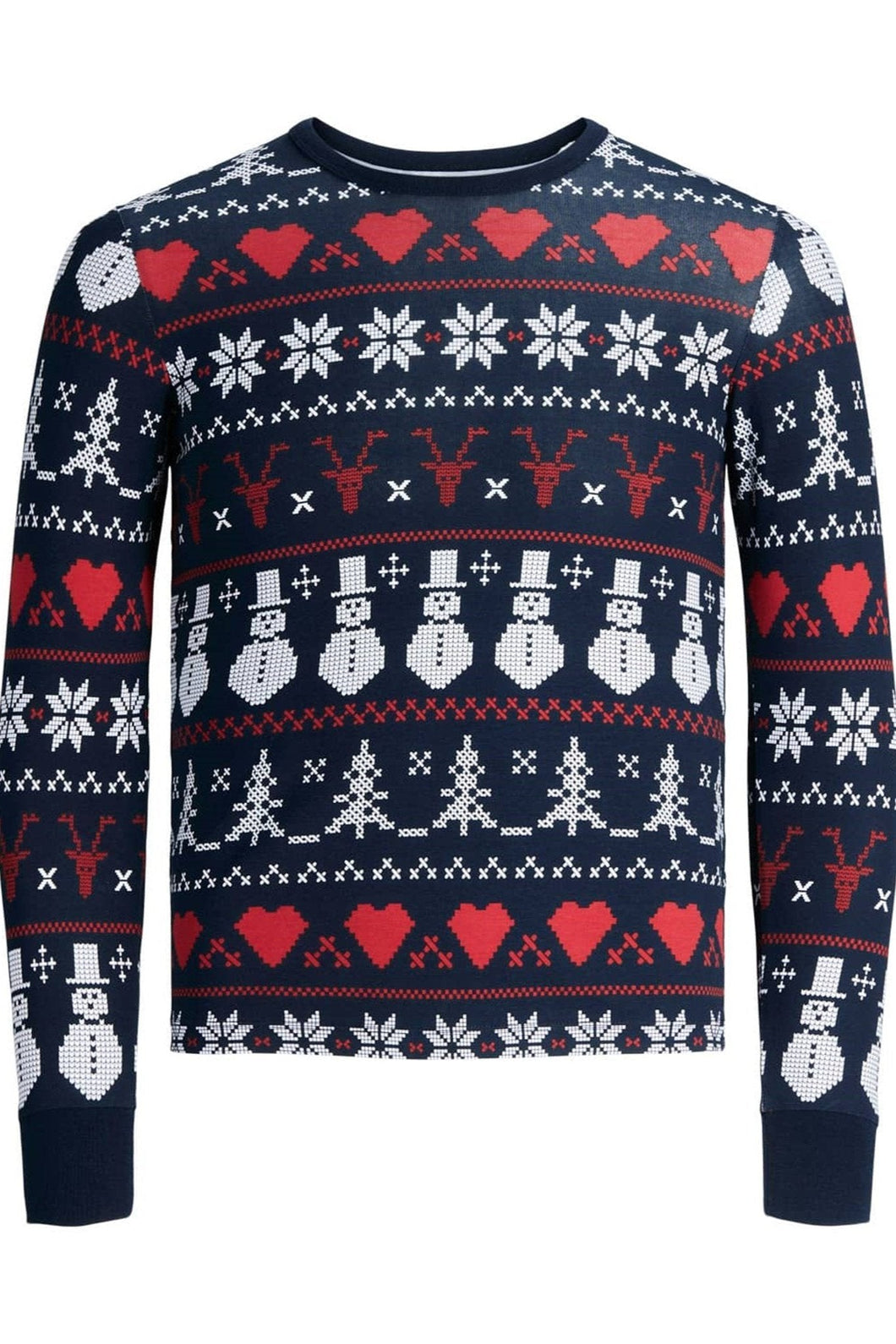 Snowflake Junior Pajamas - Navy