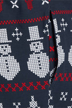 Load image into Gallery viewer, Snowflake Junior Pajamas - Navy
