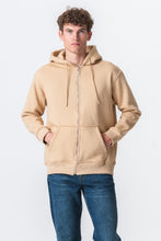 Charger l'image dans la galerie, Relaxed Zip Hoodie - Beige
