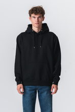 Carregar imagem no visualizador da galeria, Camisola com capuz básica - Preto
