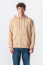 Charger l'image dans la galerie, Relaxed Zip Hoodie - Beige
