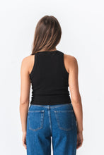 Carica l'immagine nel visualizzatore di Gallery, Ribbed Top - Black
