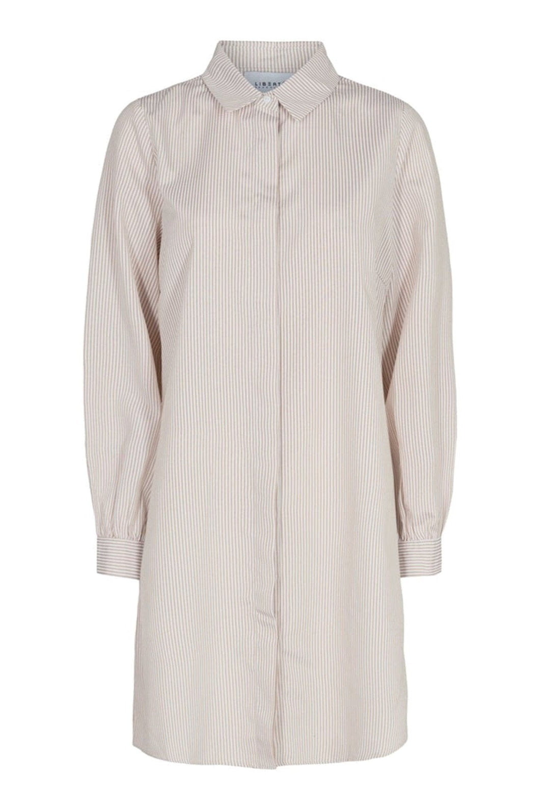 Camisa Ulrikke - Areia Branca às riscas