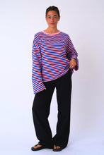Load image into Gallery viewer, Cleo Blouse - Blue/Pink
